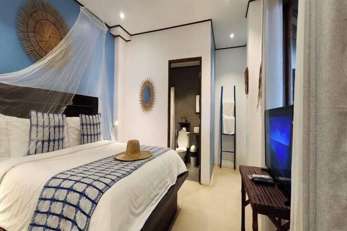 1 chambre, bureau, fer et planche à repasser, Wi-Fi gratuit