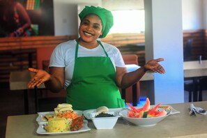 Daily full breakfast (USD 5 per person) - Five Clover Hotel Monestery Road (Lekki)