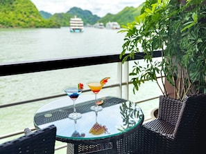 Balcony view - Le Journey Elegance Cruise on Lan Ha Bay (Ha Long)