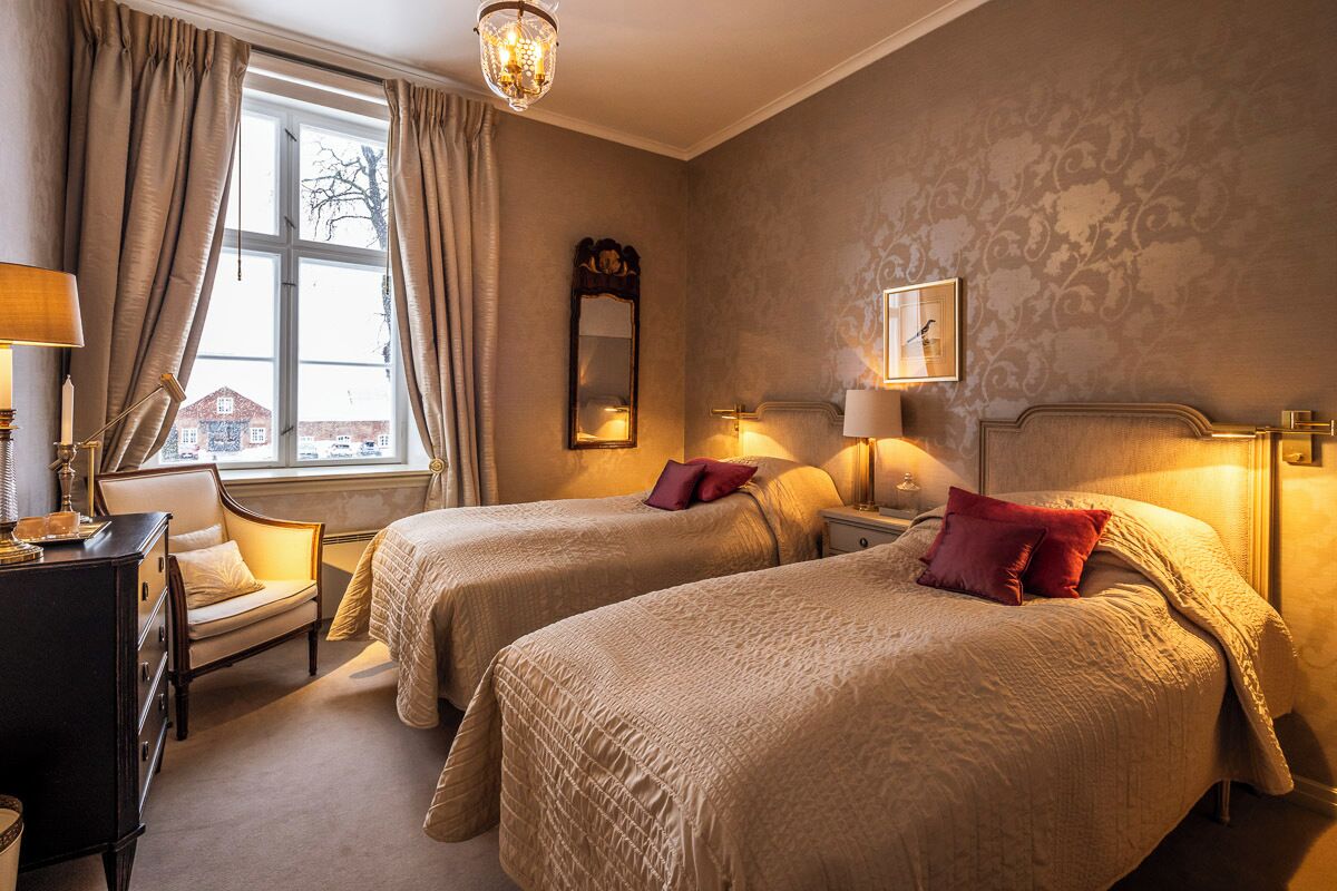 Double Room - Historic Main Building | Laptop workspace, blackout drapes, free WiFi, bed sheets