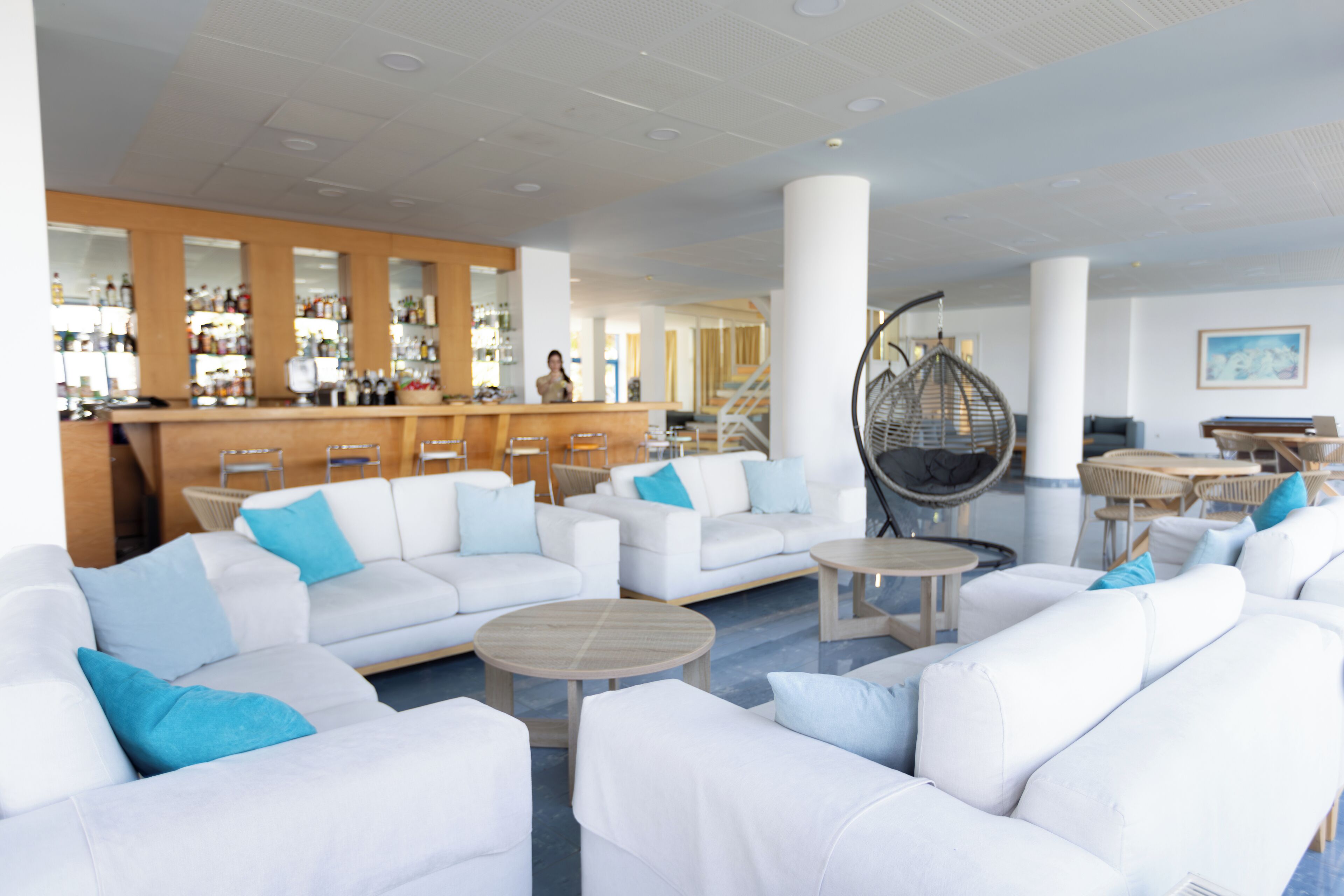 Sala de estar en el lobby