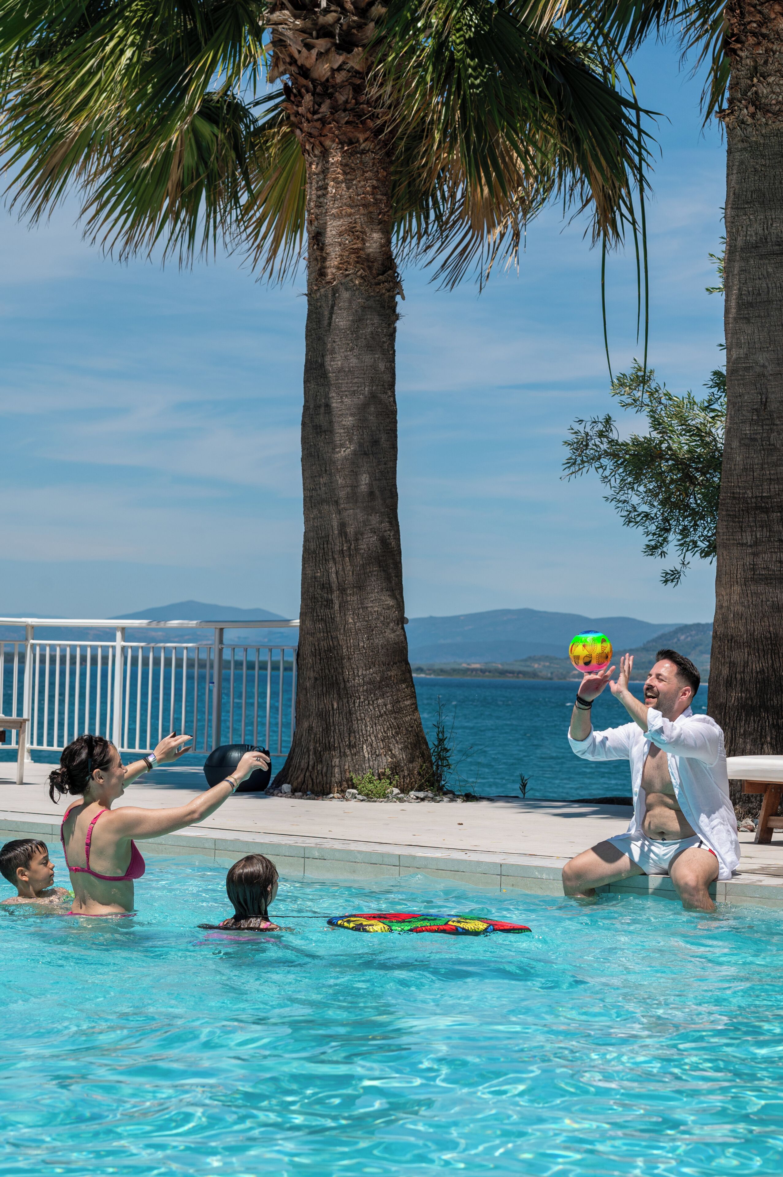 Piscina externa sazonal