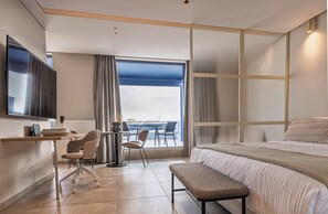Studio Luxe, vue ville | Vue de la chambre
