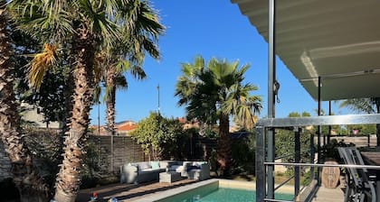 Maison 10 personnes avec grande piscine Ă 5 min de la Mer