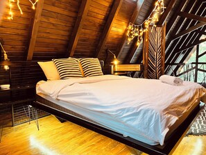 Premium-Bungalow, eigener Pool, Bergblick | 2 Schlafzimmer, Bettwäsche aus ägyptischer Baumwolle
