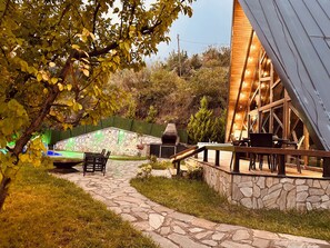 Bungalow Premium - privat pool - utsikt mot bergen | Exteriör