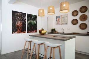 Deluxe Villa, Patio | In-room safe, desk, laptop workspace, iron/ironing board