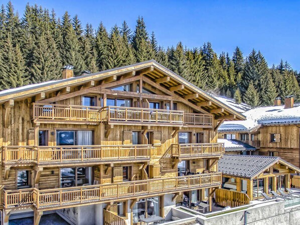 Exterior - Elegant apartment in Les Saisies for 6 ppl with parking and spa access (Les Saisies)