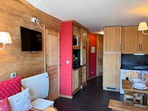 Living area - Charming apartment with sauna for 6 guests (Avoriaz)