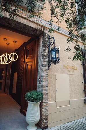 Majoituspaikan julkisivu