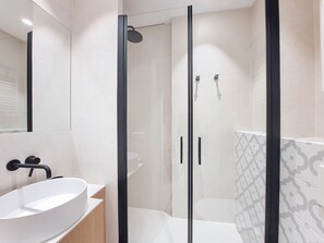 Shower, hair dryer