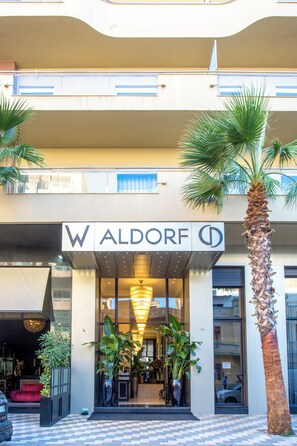 Façade de l’hébergement