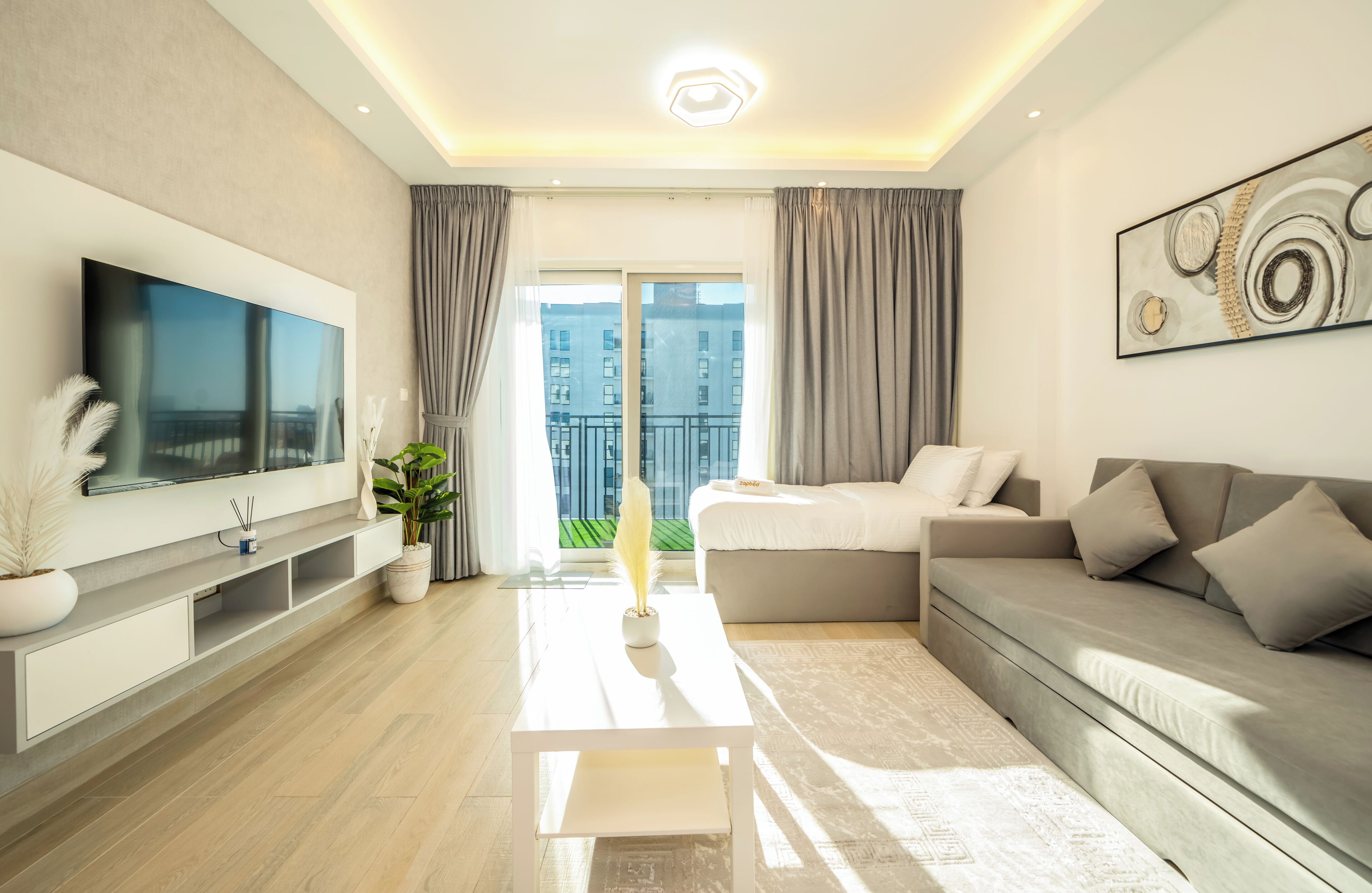 公寓, 陽台, 城市景觀 | 起居區