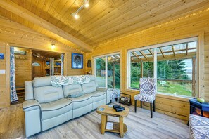 House (1 Bedroom) | Interior - Deck & Panoramic Views: Bayfront House in Homer! (Homer)