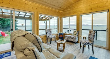 Deck & Panoramic Views: Bayfront House in Homer!