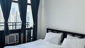2 Schlafzimmer, Verdunkelungsvorhänge, schallisolierte Zimmer