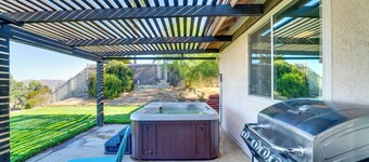 Water-view Home w/ Hot Tub in Lake Elsinore!