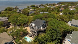 Exterior - Oceanside Duck Retreat w Pool, Spa, Mins to Beach! (Duck)