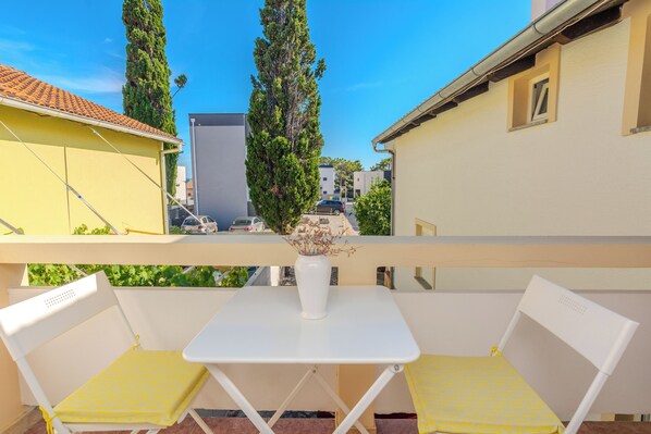 Comfort Apartment, Partial Sea View | Terrace/patio