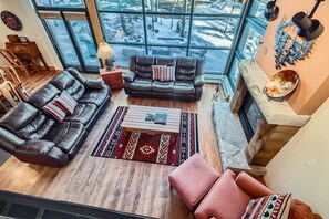 Maison mitoyenne, 3 chambres | Coin séjour