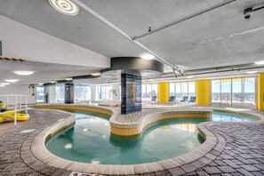 Indoor pool, a heated pool