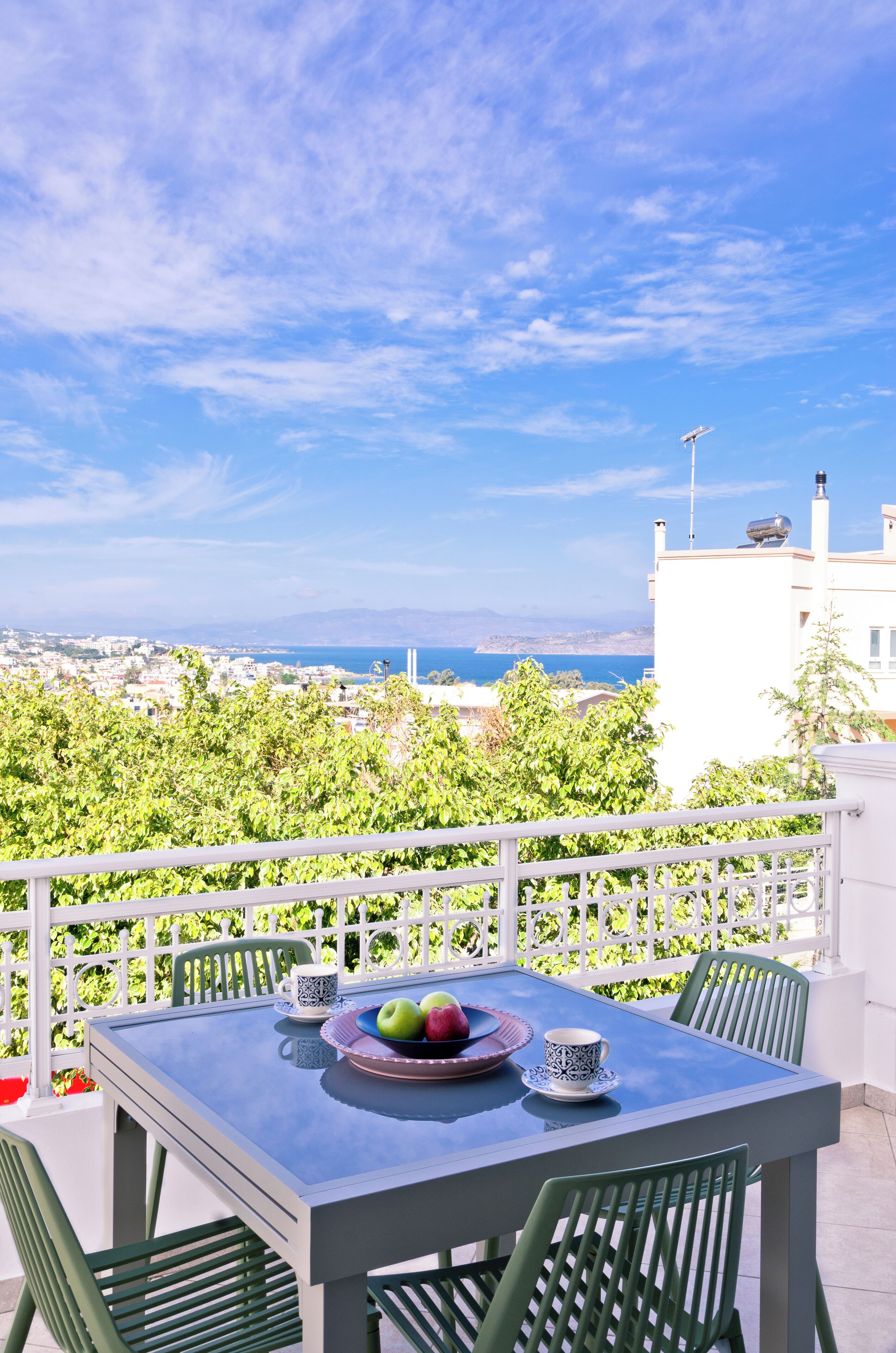 公寓, 部分海景 | 阳台