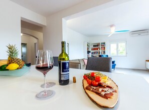 Villa (Five Bedroom Villa) | Dining room - Serene Rural Villa With Pool, Sun Deck, and Children's Play Area (Omis)
