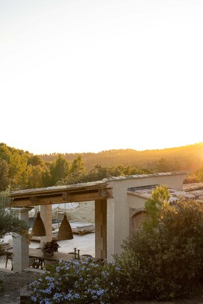 Deluxe-Villa, mit Bad, Gartenblick | Aussenbereich