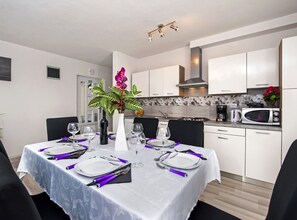 House (Three Bedroom Holiday Home with Pool) | Private kitchen | Fridge