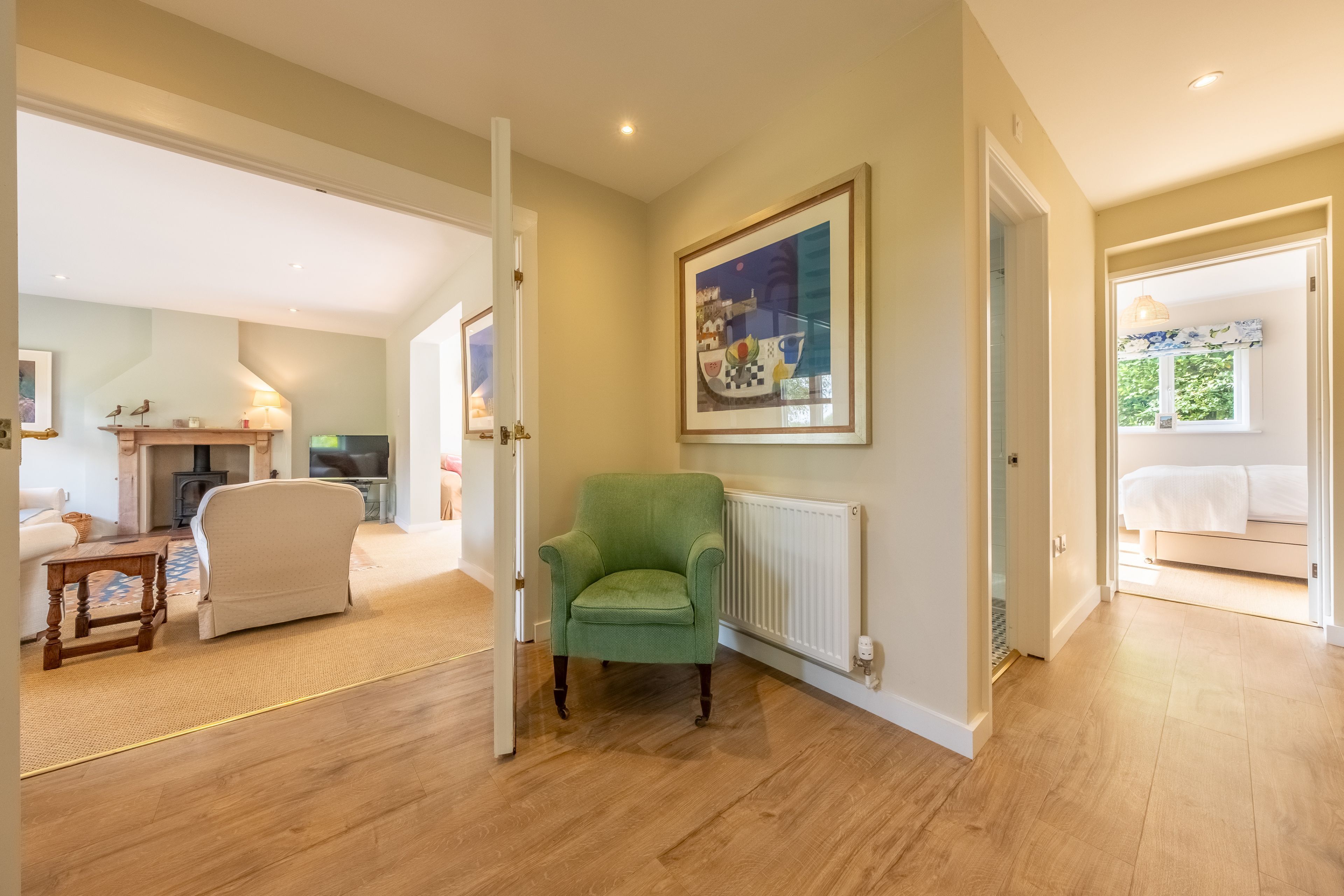 Ground floor: Hallway to bedroom two