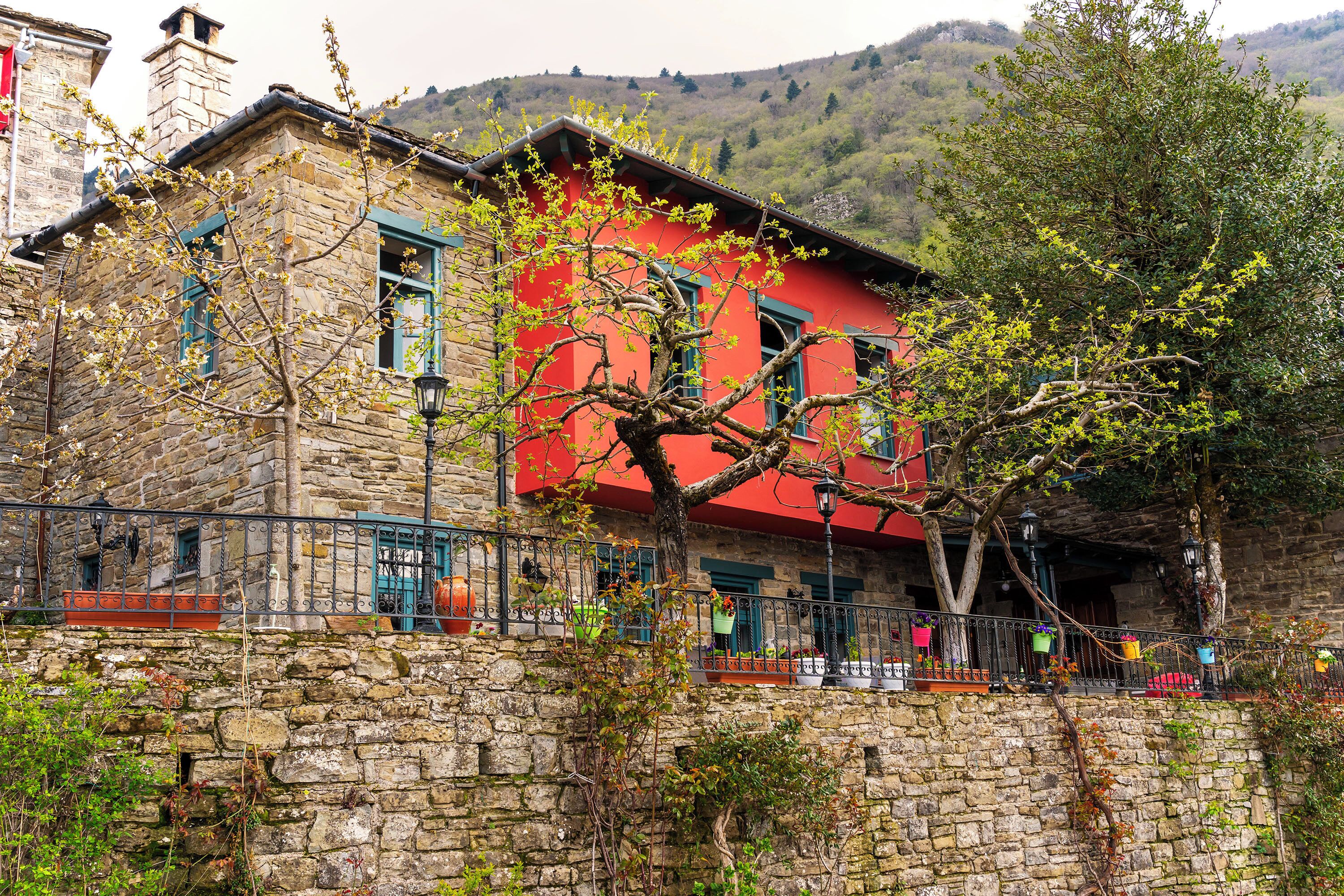 Voorkant van accommodatie