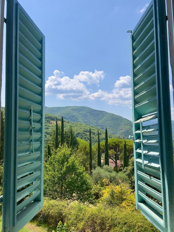 Blick von der Unterkunft