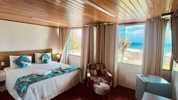 Suite Premier, vistas al mar | Wifi gratis y ropa de cama