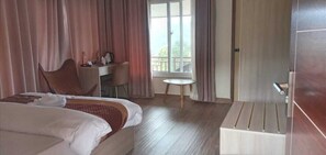 Luxury Suite, Mountain View | Desk, laptop workspace, free WiFi, bed sheets - Mattikhan mountain view resort  (Pokhara)