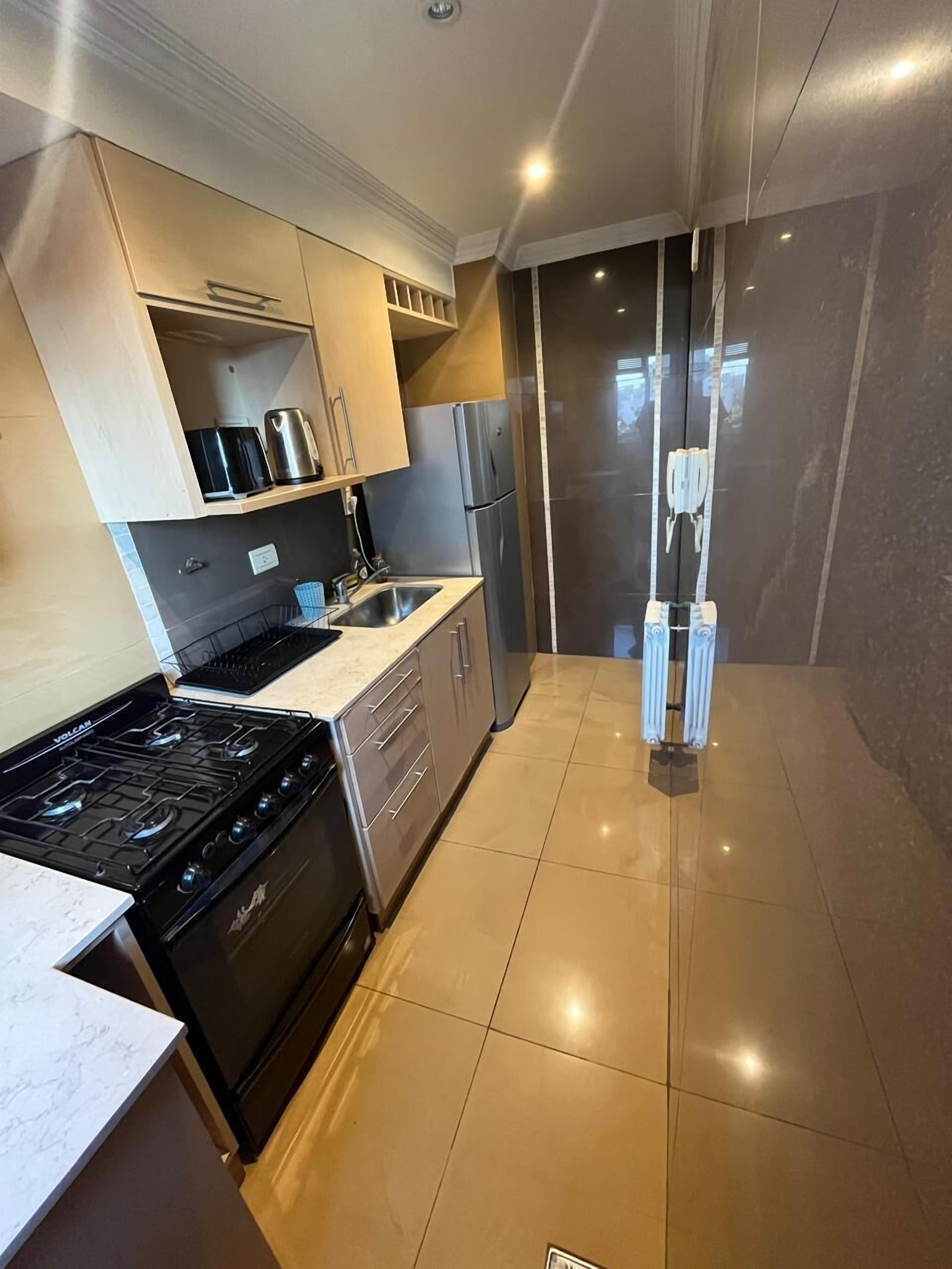 Comfort Apartment, Balcony, Mountain View | Private kitchen