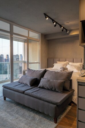 1 Schlafzimmer, Bügeleisen/Bügelbrett, kostenloses WLAN, Bettwäsche