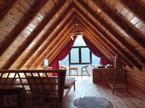 Bungalow Deluxe, balcon, vue montagne