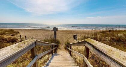 Kure Cottage-Feel the uniqueness of this classic oceanfront Beach Cottage Vacation Rental in Kure Beach.