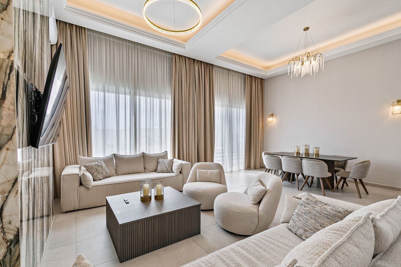 Smart-TV, Stereoanlage, Computerbildschirme