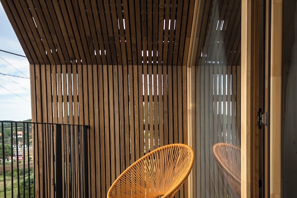 Cabaña superior | Terraza o patio