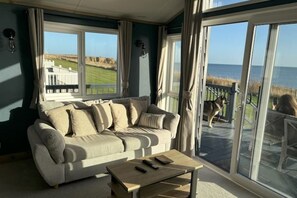 Téléviseur connecté, foyer, lecteur de DVD, livres