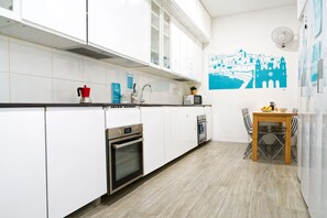 Shared fridge, microwave