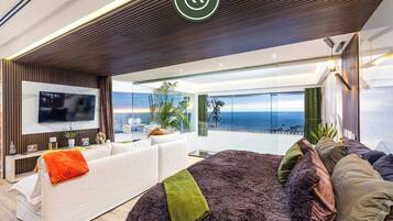 Premium Apartment, Partial Sea View | Iron/ironing board, free WiFi