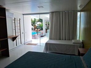Standaard suite, aan het zwembad | 1 slaapkamer, gratis wifi, beddengoed