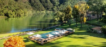 Room in paradise between the sierra madre forest and Lake Juanacatlan.