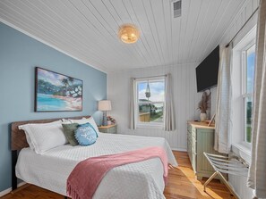 4 slaapkamers, een strijkplank/strijkijzer, wifi, beddengoed