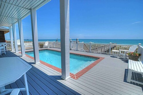 Big Bird -7br-Oceanfront-Heated Pool-Elevator