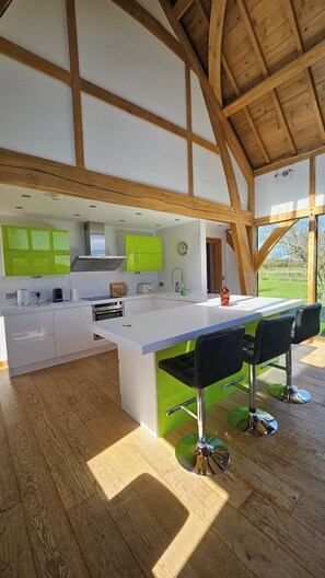 Fridge, oven, stovetop, dishwasher - Peaceful Nature Retreat in Othery (Bridgwater)