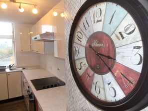 Standard Apartment, Ocean View | Private kitchen | Electric kettle, toaster