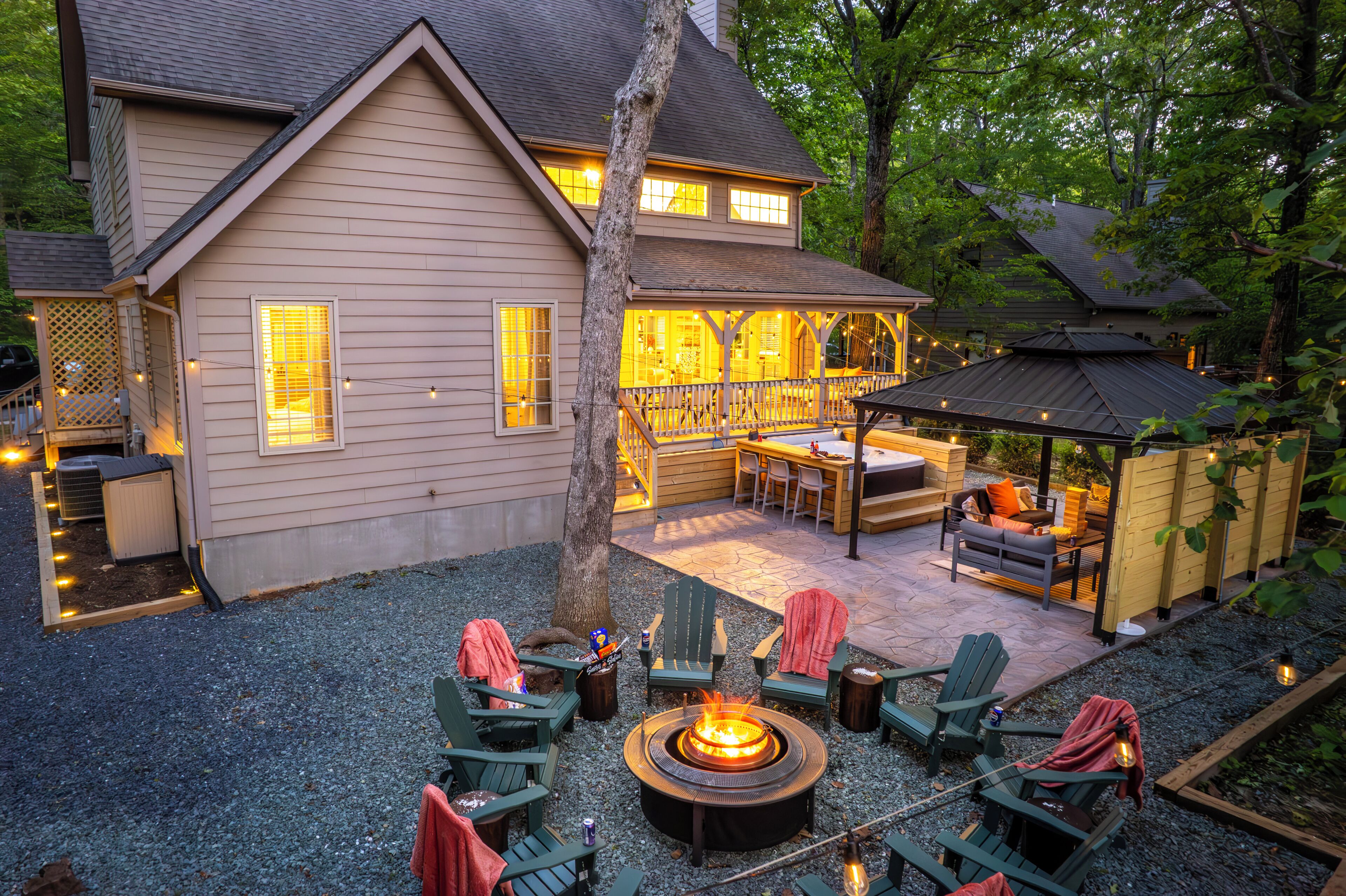 Udendørs spisemuligheder